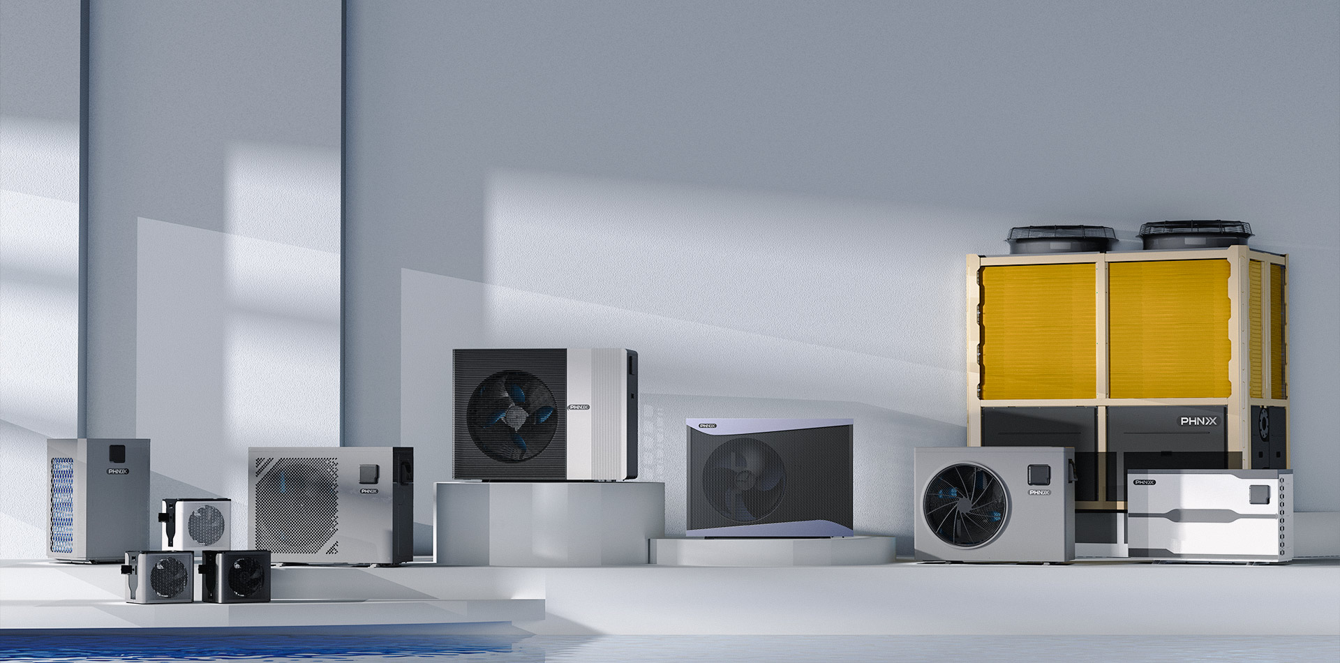 Swimming Pool Heat Pumps Supplied by PHNIX