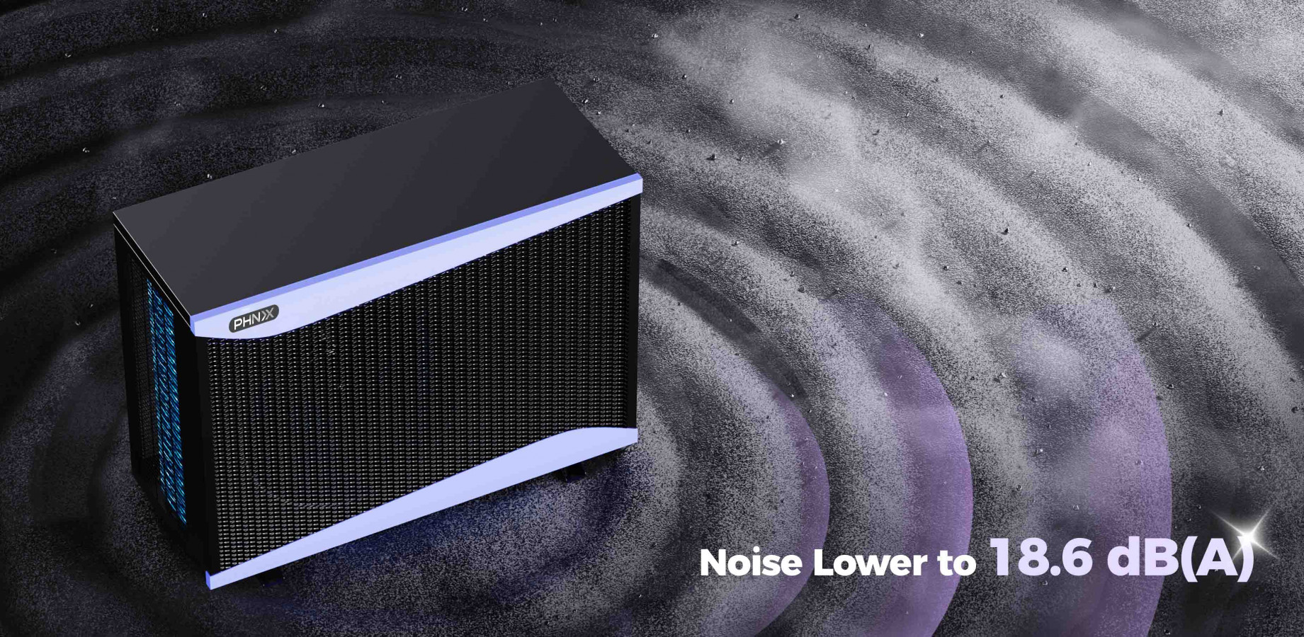 Ultra-Silent Operation | Noise as Low as 18.6 dB(A)