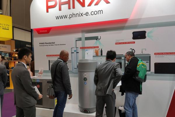 New PHNIX Complete Family of R32 Heat Pumps/Heat Pump Water Heaters/Fresh Air ERV Unveil in Pairs