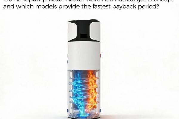 Is a heat pump water heater worth it if natural gas is cheap, and which models provide the fastest payback period?