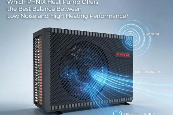 Which PHNIX Heat Pump Offers the Best Balance Between Low Noise and High Heating Performance?