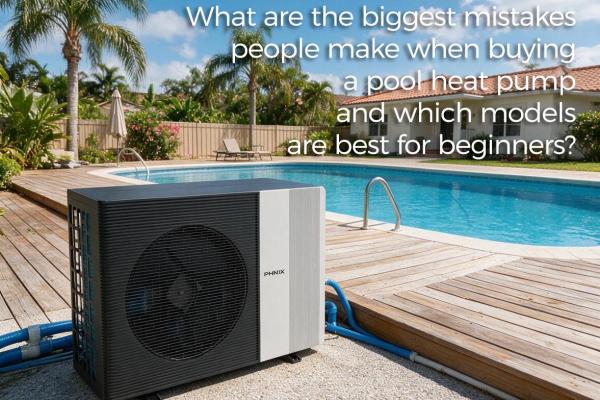 What are the biggest mistakes people make when buying a pool heat pump, and which models are best for beginners?