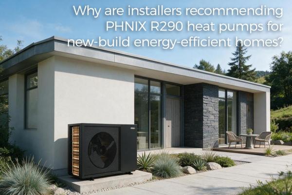 Why are installers recommending PHNIX R290 heat pumps for new-build energy-efficient homes?