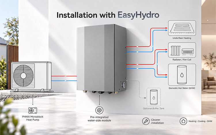 Installation with EasyHydro