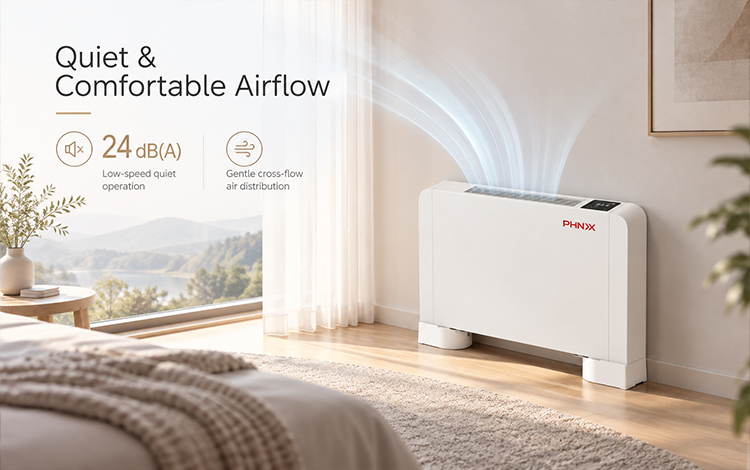 Quiet & Comfortable Airflow