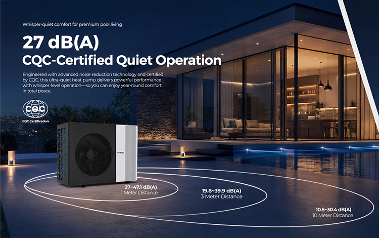 27 dB(A) CQC-Certified Quiet Operation