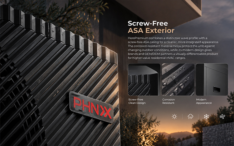Screw-Free ASA Exterior
