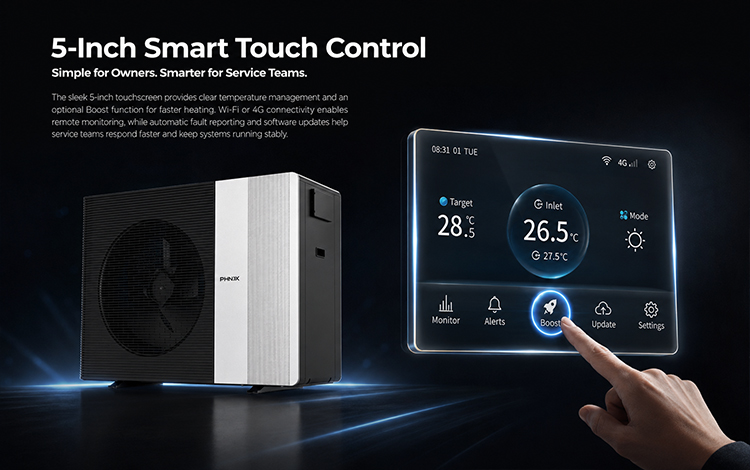 5-Inch Smart Touch Control