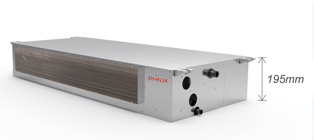 PHNIX Releases New Generation of Concealed DC Water Fan Coil-More Powerful Capabilities for Heat Pump House Heating/Cooling