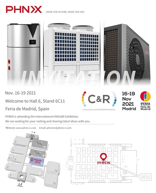 Exhibition Preview | PHNIX To Attend Two Big Industry Exhibitions With Its Newest Heat Pump Technologies and Products In The Coming November