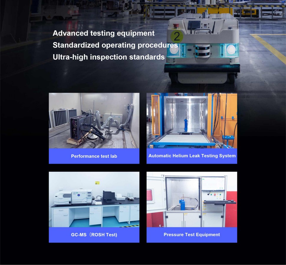 Standardized operating procedures, Advanced testing equipment, Ultra-high inspection standards
